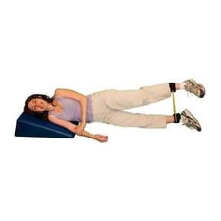 Step-Up Relief Exercise Tubing with Ankle Cuffs Exerciser - 48 Inch - Silver - XX-Heavy ST70586